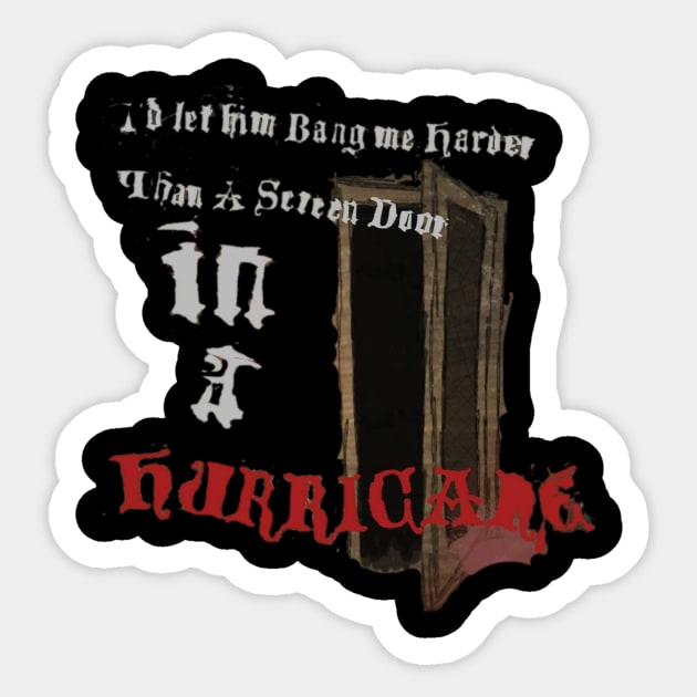 Rock Me Like A Hurricane Sticker by Hollow9ine Supply Station